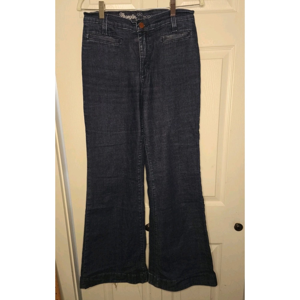 Vintage 90s Women's Wrangler Bell-bottom Hippie Flared‎ Jeans Size 6 Waist 28